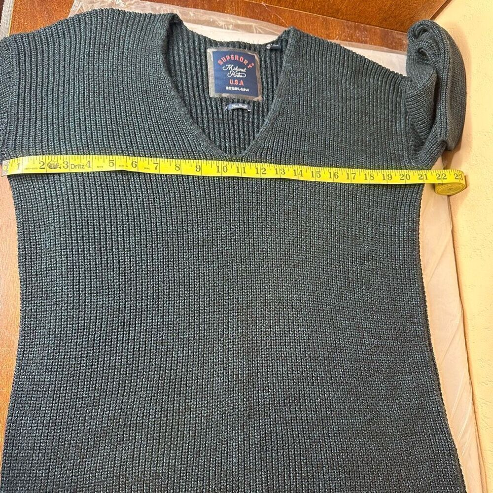 Superdry Midwest Parks V-Neck Sweater Size Small - Picture 7 of 12